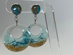 Ocean Circle Earrings