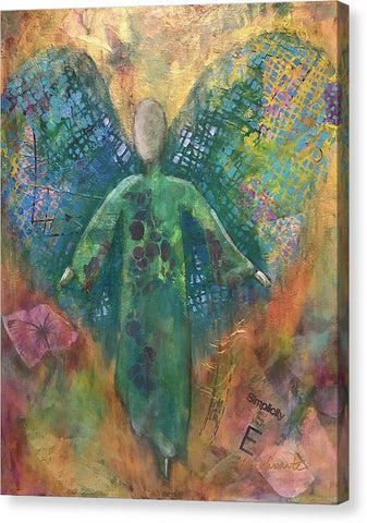 Blue Angel Vision - Canvas Print