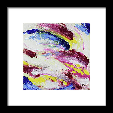 Glitter Clouds - Framed Print